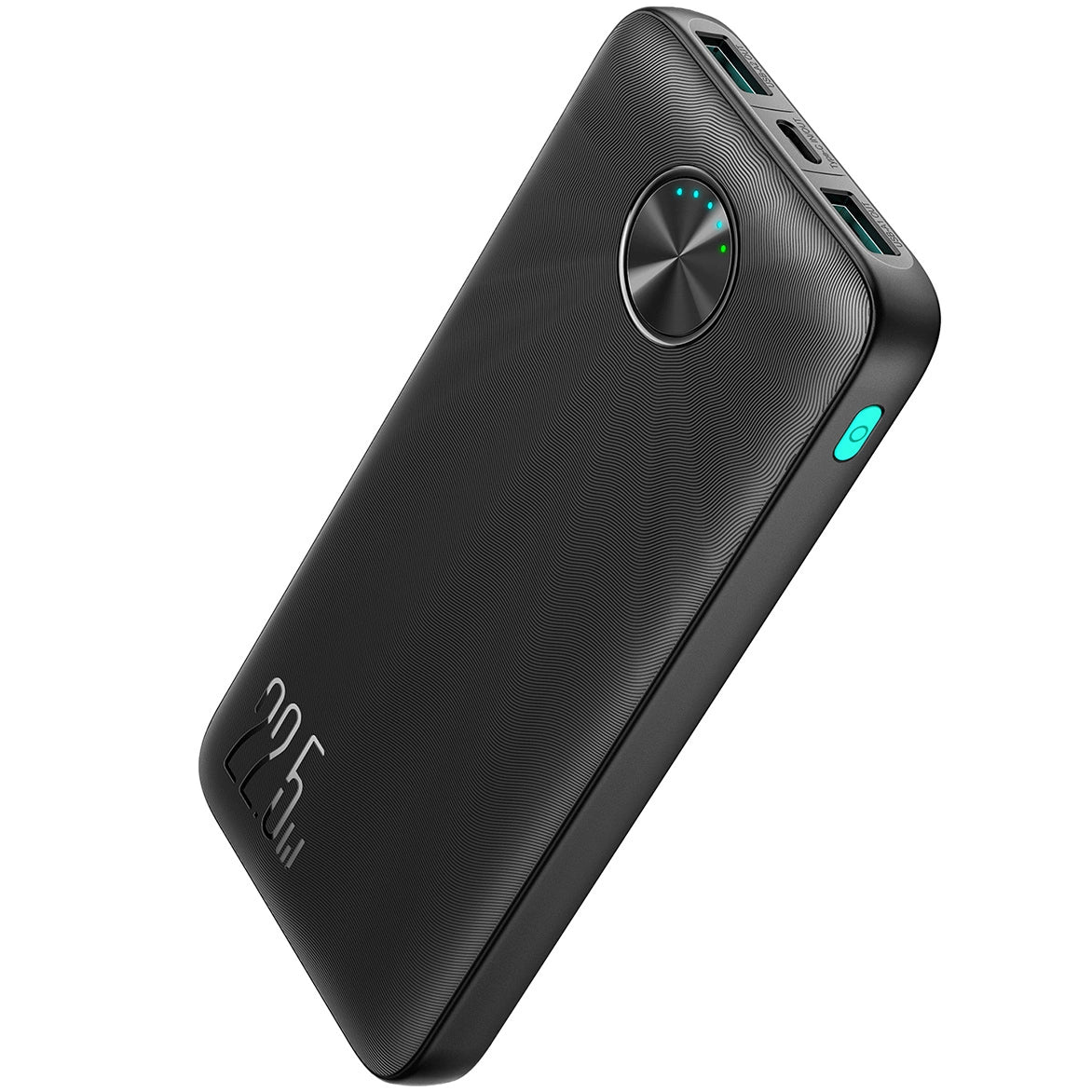 External Battery Joyroom JR-PBF15, 10000mAh, 22.5W, QC + PD, 1 x USB-C - 2 x USB-A, Black 