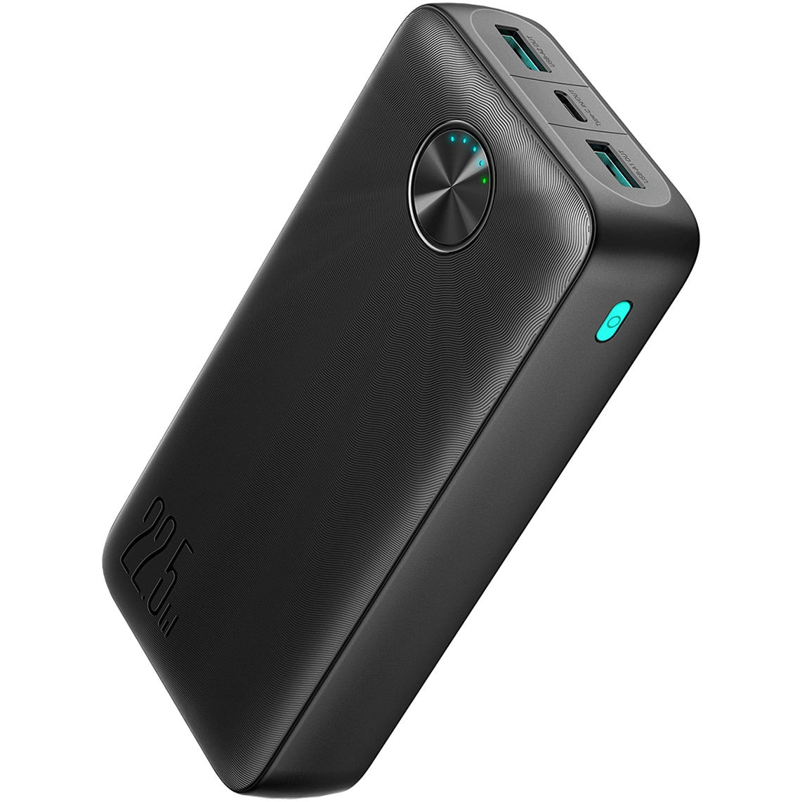 External Battery Joyroom JR-PBF16, 20000mAh, 22.5W, QC + PD, 1 x USB-C - 2 x USB-A, Black 