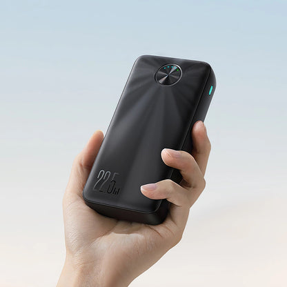 External Battery Joyroom JR-PBF16, 20000mAh, 22.5W, QC + PD, 1 x USB-C - 2 x USB-A, Black 