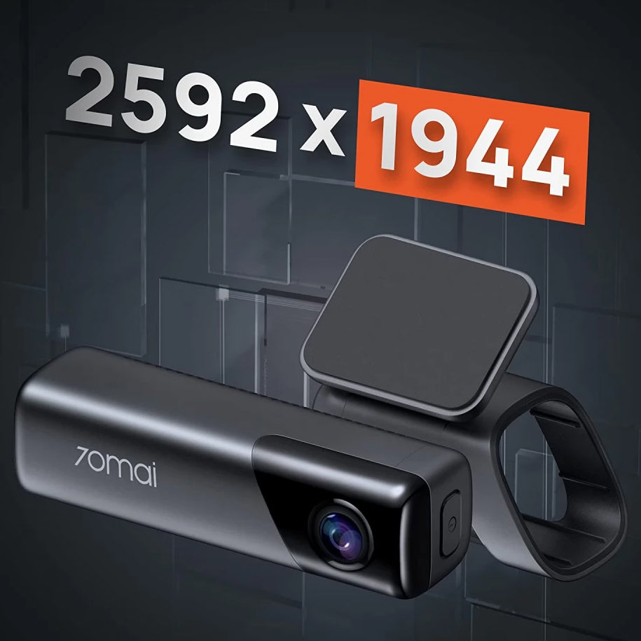 70mai Dash Cam M500 Car Camera, 1944P, Wi-Fi, GPS, AI, 128Gb 