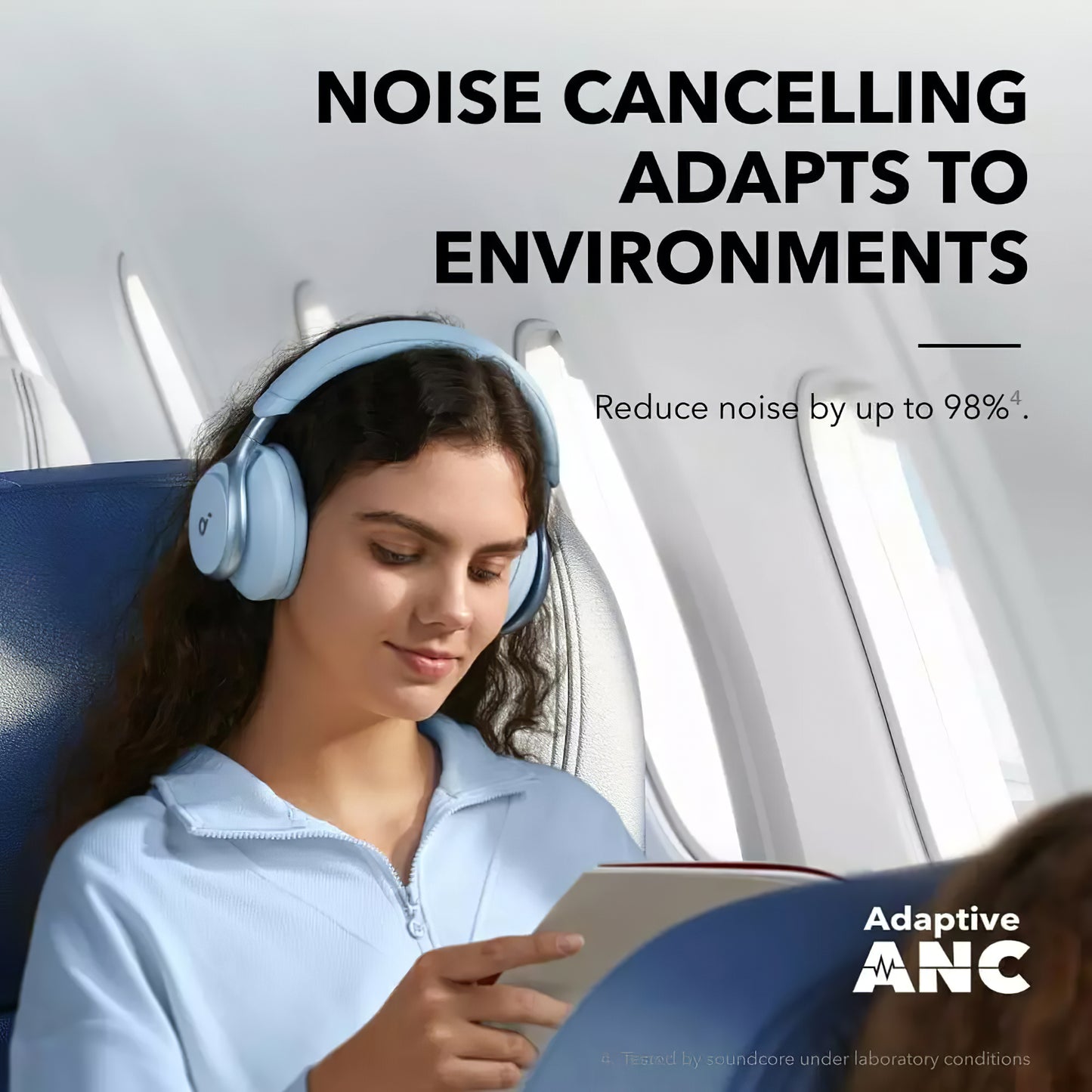 Bluetooth Handsfree Bluetooth Anker SoundCore Space On, Multipoint, A2DP, ANC, Blue A3035G31 